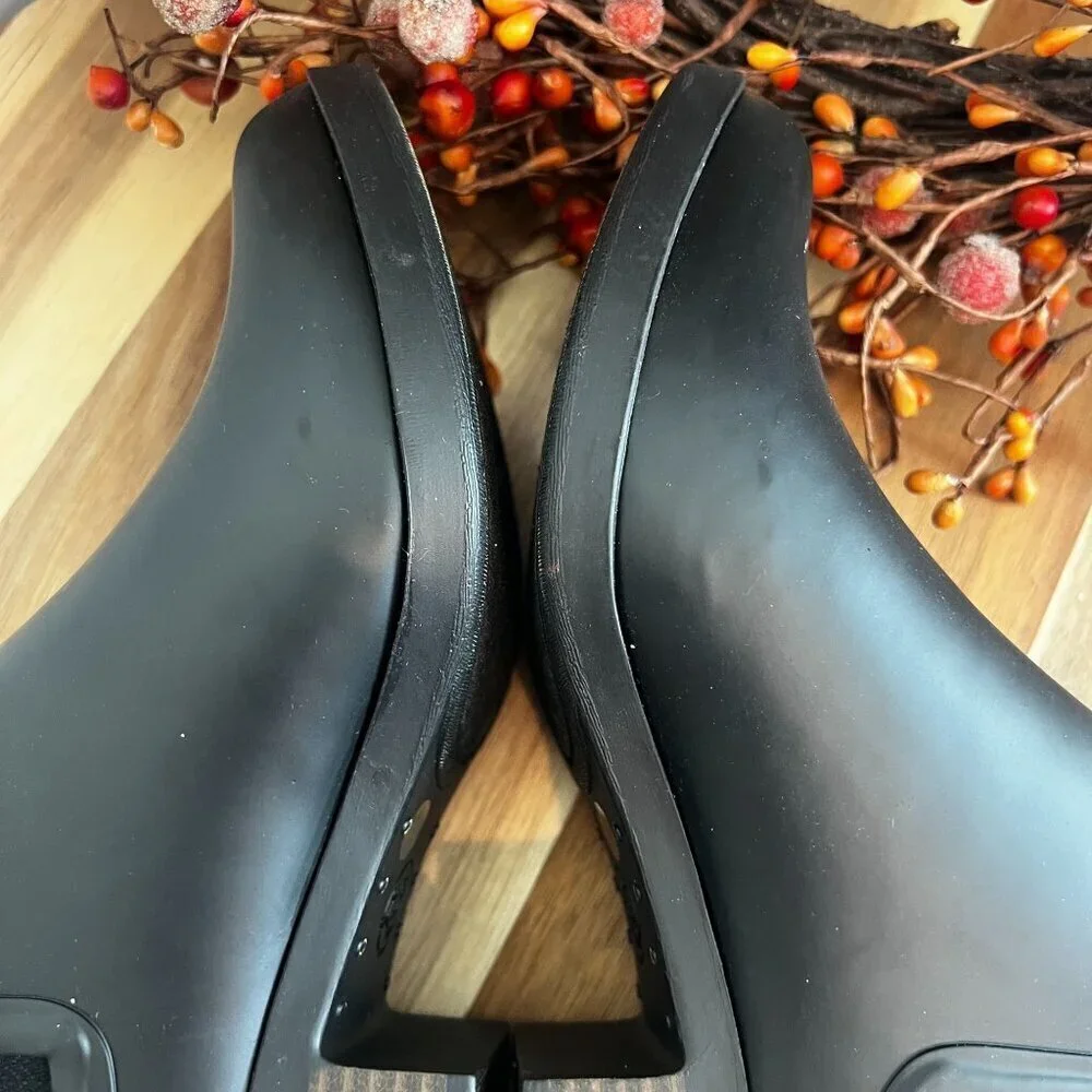 Lucky Brand ''BUNITA'' Women's Rain Boot Black Rubber Size 7.0 M Black